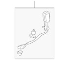 04813-s3m-a03zb Acura Genuine Buckle End