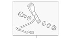04816-tz5-a00zc Acura Genuine Mdx Buckle