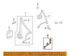 04816s3ma13zb Honda Acura Oem Cl Front Seat End Left