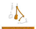 04818sepa12zj Honda Acura Oem Tl Front Buckle Retractor Left
