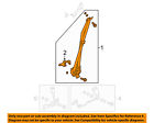 04818tvaa00za Honda Oem Accord Front Seat Retractor Left
