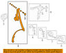 04824sxsa01za Honda Oem Rear Seat Buckle Retractor Right