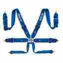 04827bmaz Sparco Competition Belt 6pt 6 Point P-3 Pull Up Safety Harness Blue