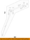 04869tk8a20zf Honda Oem Second Row Back Rear Seat Buckle Retractor