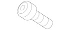 07-14-7-122-476 Bmw Genuine Seat Belt Assembly Screw