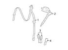 0zv901d1aa Chrysler Brand New Genuine Mopar Oem Seat Belt Receptacle