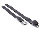1256-7410 Beams Seatbelts Black Nostalgic Push Button Buckle Lap Seat Belt