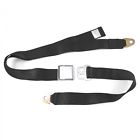258-blk-60 1482808 Seat Belts Retro Lap Belt Black Airplane Buckle Each Universal
