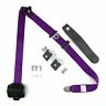 1482837 Seat Belts Point Retractable Purple Belt With Mounting Brackets Standard