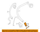 17686001699051 Mercedes Oem Rear Seat End Left