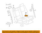 19121592 Gm Oem Rear Seat End Left