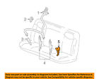 19148948 Gm Oem Rear Seat Buckle