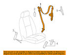 19181037 Gm Oem Front Seat-belt