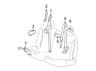 19181892 Gm Brand New Genuine Oem Seat Belt Lap And Shoulder