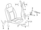 19257744 Gm Brand New Genuine Oem Seat Belt Receptacle