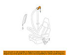 19258748 Gm Oem Front Seat-belt Buckle