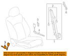 19300532 Gm Chevrolet Oem Sonic Front Seat Left