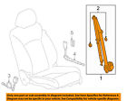 19352254 Gm Chevrolet Oem Cruze Belt Assembly Left