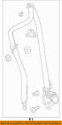 19353922 Gm Chevrolet Oem Trax Front Seat Retractor Left