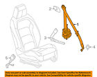 19355856 Gm Chevrolet Oem Camaro Belt Assembly Right