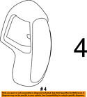 1ds78dx9aa Mopar Ram Chrysler Oem Front Seat Adjuster Cover