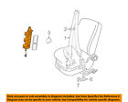 1j0857819h Volkswagen Vw Oem Golf Front Seat Adjuster