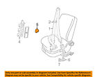 1j0858189c8ys Volkswagen Vw Oem Beetle Rear Seat