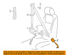 1k3857755akylz Volkswagen Vw Oem Jetta Front Seat End Left