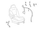 1l7z7861203cab Lincoln Ford Oem Seat Belt