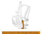 1y1-858-472-c-ylz 1y1858472cylz Volkswagen Vw Oem Beetle Front Seat Belt Buckle Right