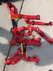 2022 Seat Belts Padding Fia Point Racing Shoulder Belt Harness Red