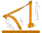20386003868j17 Mercedes-benz Front Seat Belt