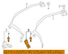 2058600369 Mercedes Oem Rear Seat Left