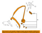 20586044009c94 Mercedes Oem Rear Seat Right