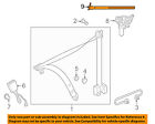20786004578n84 Mercedes Oem Front Seat Bracket Right