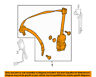 25386013007m89 Mercedes Oem Front Seat Retractor Left