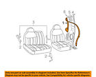 2l1z78611b09aae Ford Genuine Oem Front Seat Belt Assy Left Aae