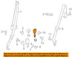 2t1z5860045a Ford Oem Transit Connect Rear Seat