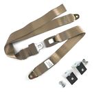 314407eb1454274 Safetboy Tan Standard Buckle Lap Seat Belt With Mounting Hardware