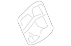447-919-18-00-9051 Genuine Seat Belt Bezel Metris