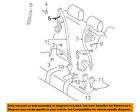 4l0858814 Audi Oem Rear Seat Guide Right
