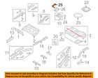 50882xa00a9w Subaru Oem Tribeca Belt Reinforcement Right