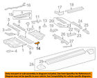 578060e040 Toyota Oem Highlander Belt Reinforcement Left