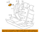 5g9857782c Volkswagen Vw Oem Golf Rear Seat Guide Right