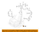 6033439 Mopar Dodge Chrysler Oem Dakota Front Seat Belt Assembly Screw