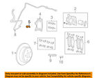 6104233aa Mopar Chrysler Oem Rear Seat Belt Assembly Bolt