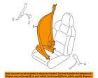64621aj06avh Subaru Oem Legacy Front Seat Right