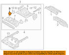655511m010 Kia Oem Forte Floor Belt Anchor Left