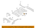 655552s000 Hyundai Oem Tucson Belt Reinforcement Left