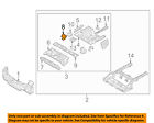 655611m510 Kia Oem Forte Floor Belt Anchor Right